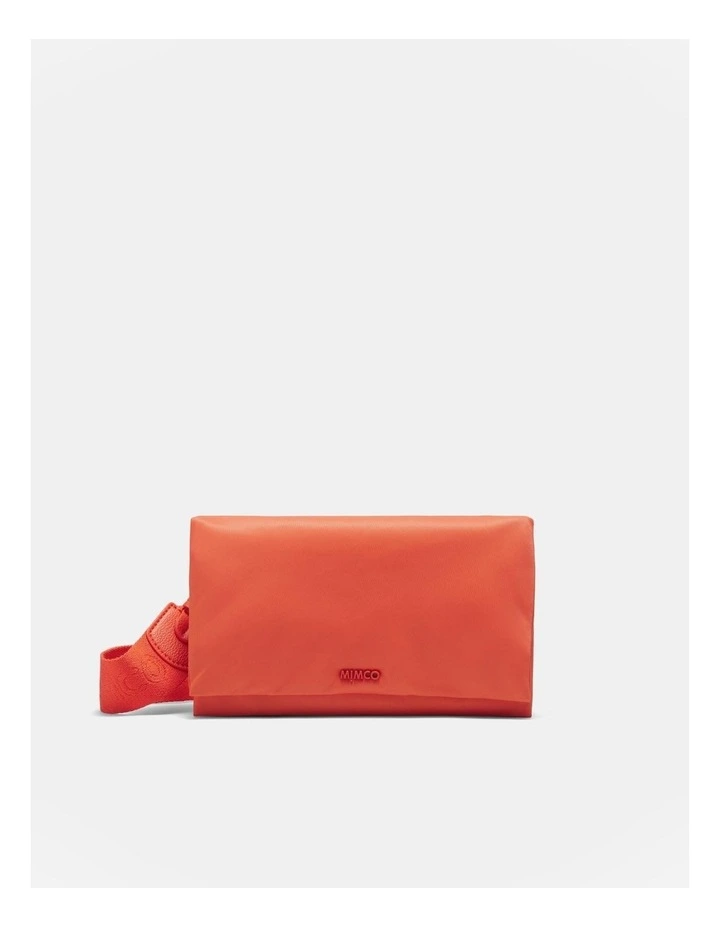 Puffy Nylon Crossbody Bag in Mandarin image 1