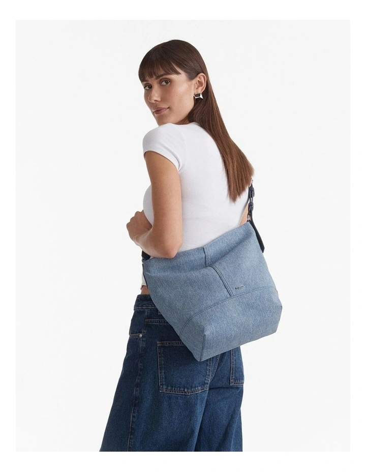 Lens Bucket Bag in Denim image 4