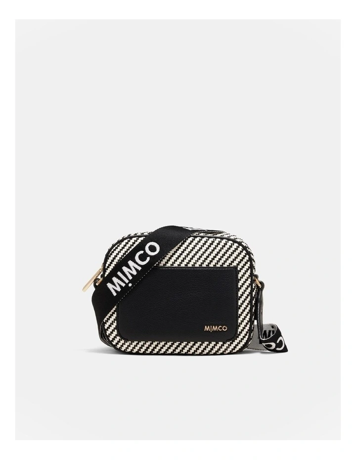 Northcote Camera Crossbody Bag in Black/White image 1