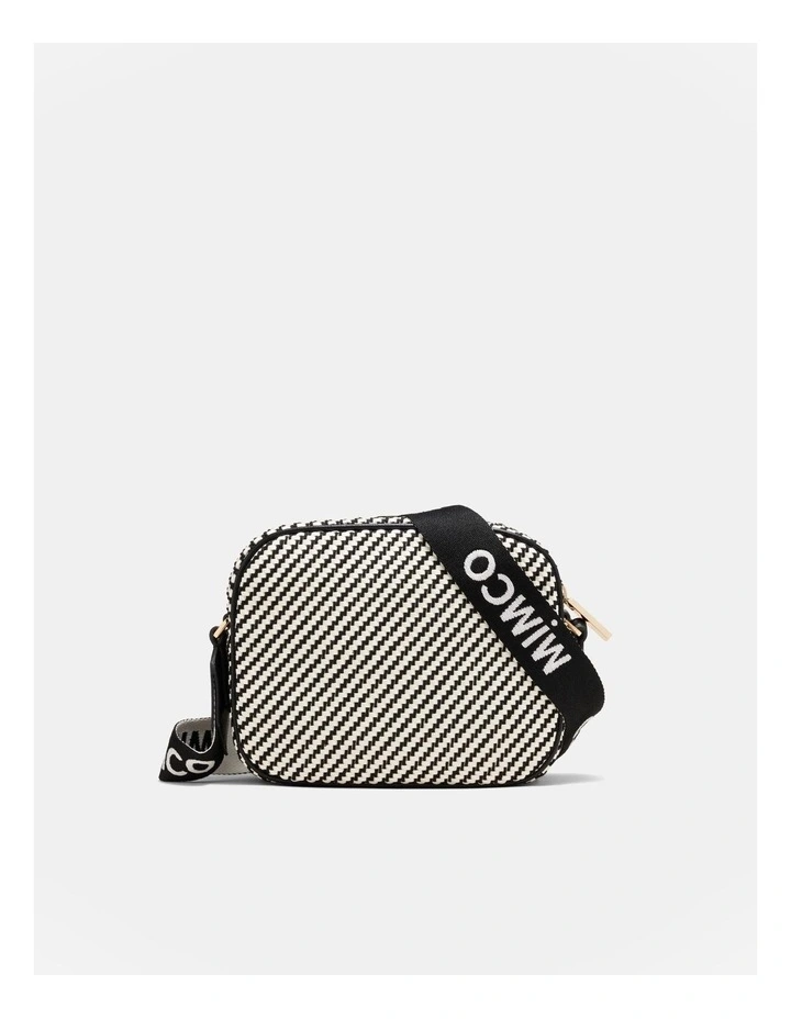 Northcote Camera Crossbody Bag in Black/White image 5