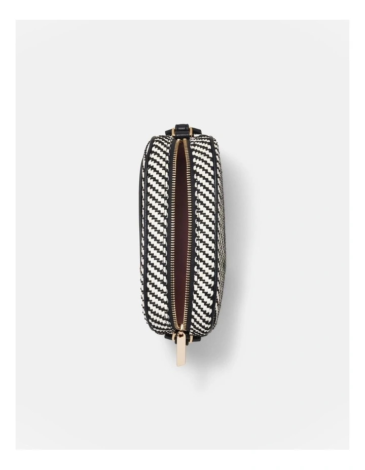 Northcote Camera Crossbody Bag in Black/White image 7