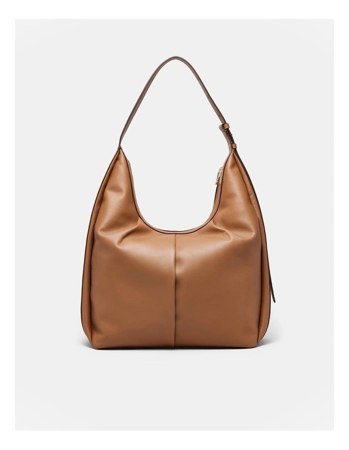 Donna Large Zip Hobo Bag in Tobacco image 5