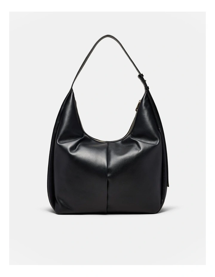 Donna Large Zip Hobo Bag in Black Light Gold image 5