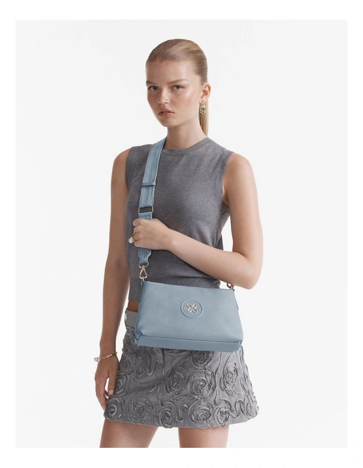 Bay Crossbody Bag in Slate Blue image 4