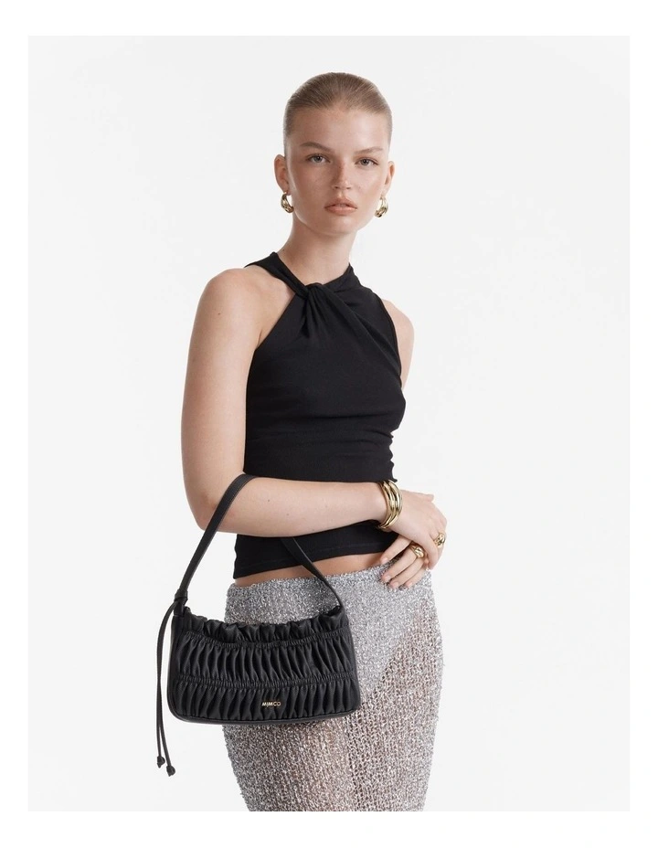 Whimsy Shoulder Bag in Black image 2