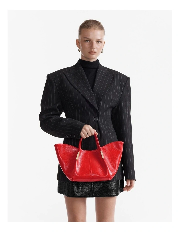 Mayara Mini Tote Bag in Red image 2