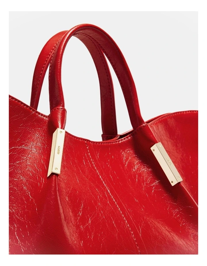 Mimco Mayara Mini Tote Bag in Red | MYER