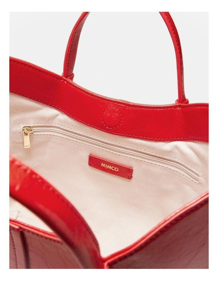 Mayara Mini Tote Bag in Red image 7