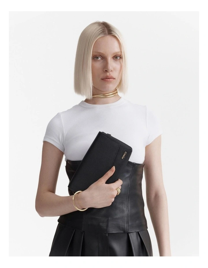Drift Crossbody Bag in Black Light Gold image 4
