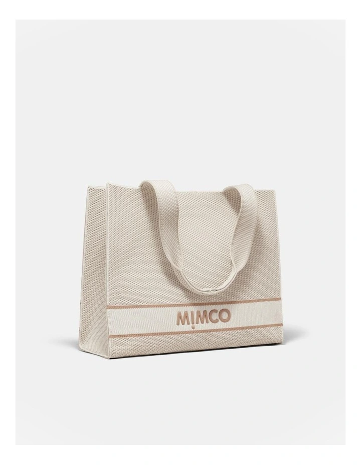 Blondie Boxy Tote Bag in Alabaster image 3
