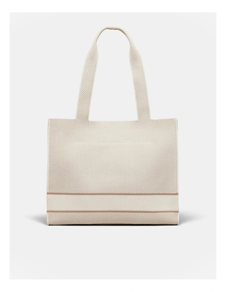 Blondie Boxy Tote Bag in Alabaster image 5
