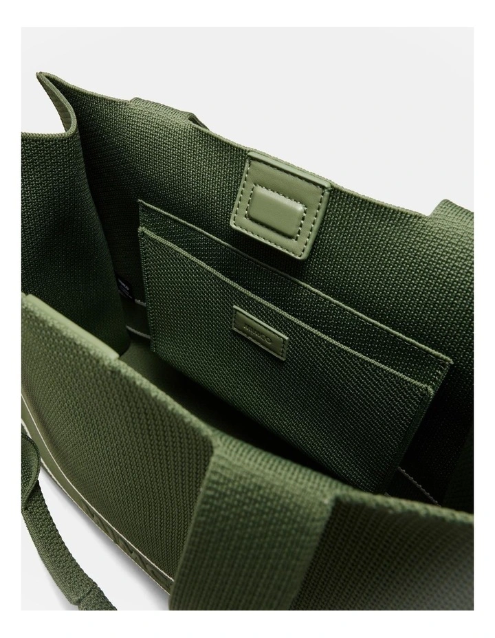 Blondie Boxy Tote Bag in Soft Sage image 7