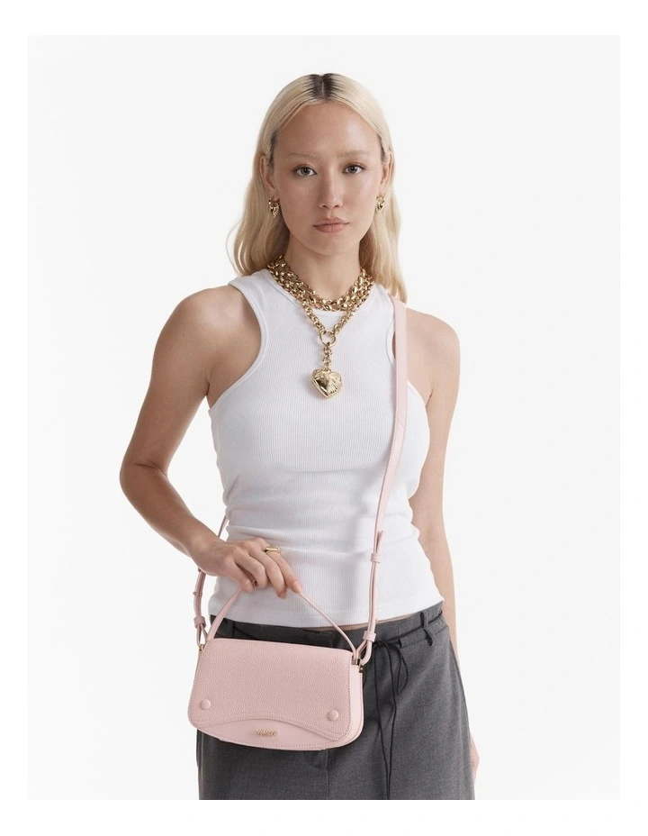Giselle Mini Saddle Bag in Ballet image 2