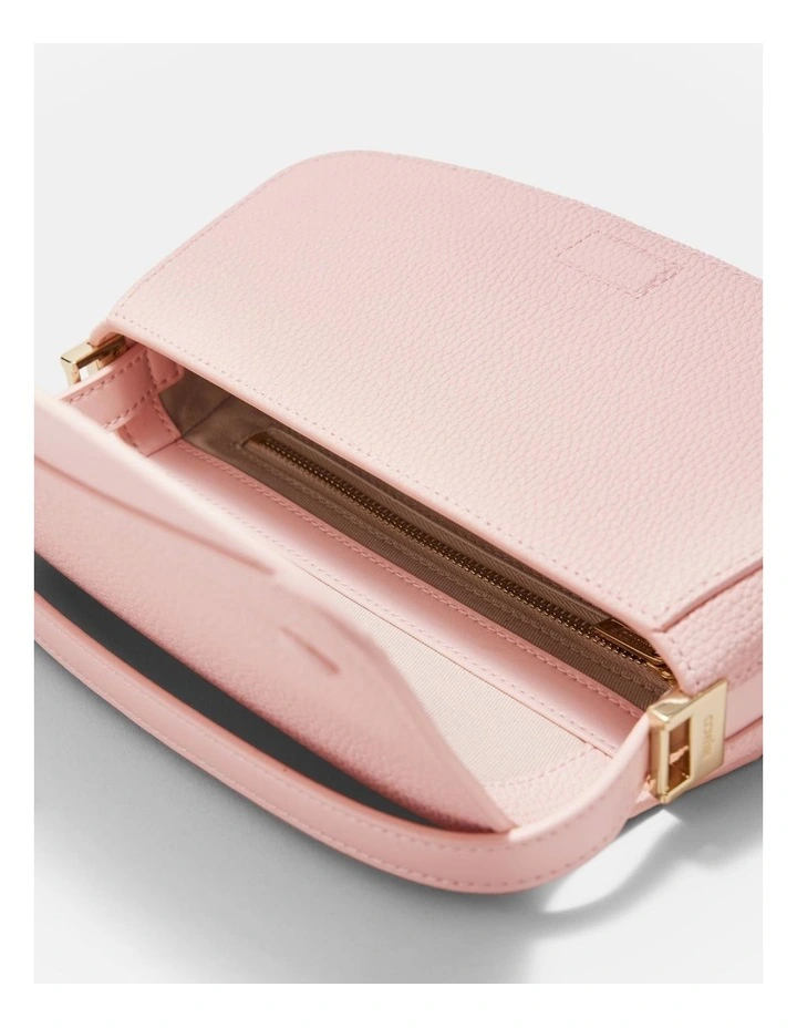 Giselle Mini Saddle Bag in Ballet image 7