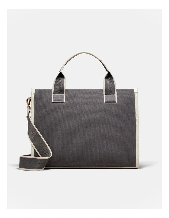 Patch Tote Bag in Raven image 5