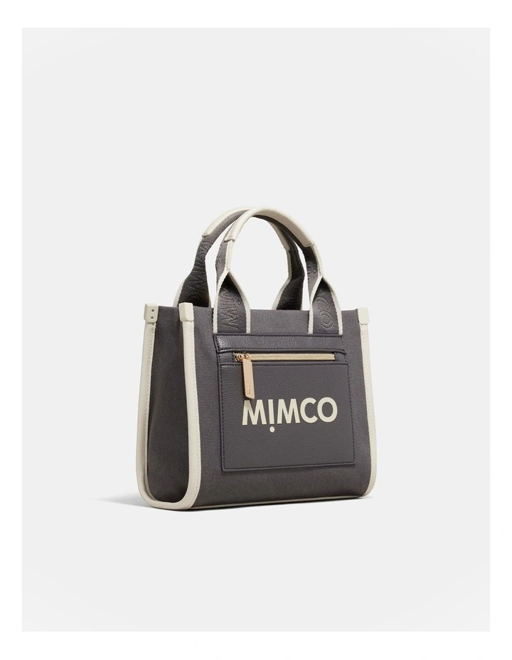 Patch Mini Tote Bag in Raven image 3