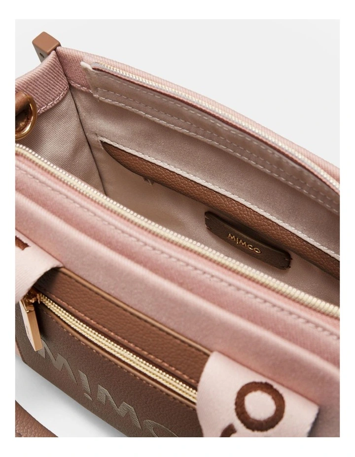 Patch Mini Tote Bag in Dusty Rose image 5