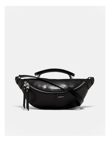 Lens Sling Crossbody Bag in Black