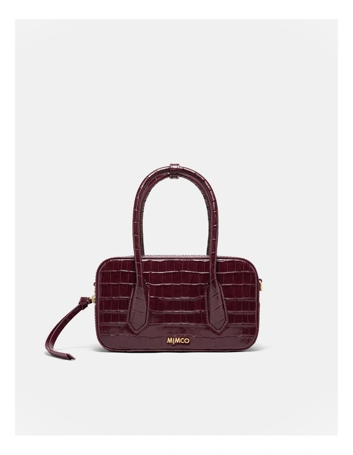 Jolene Mini Bowler Bag in Cherry image 1