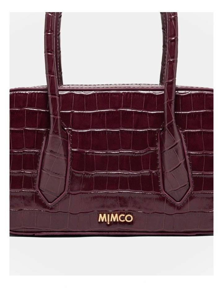 Jolene Mini Bowler Bag in Cherry image 6