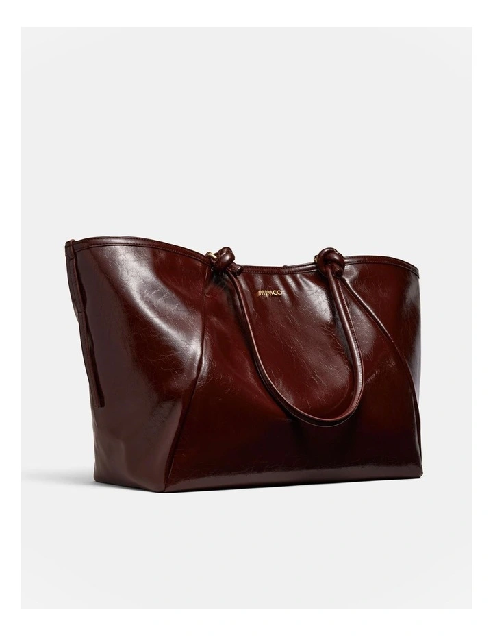 Yasmine Tote Bag in Bitter Chocolate image 3