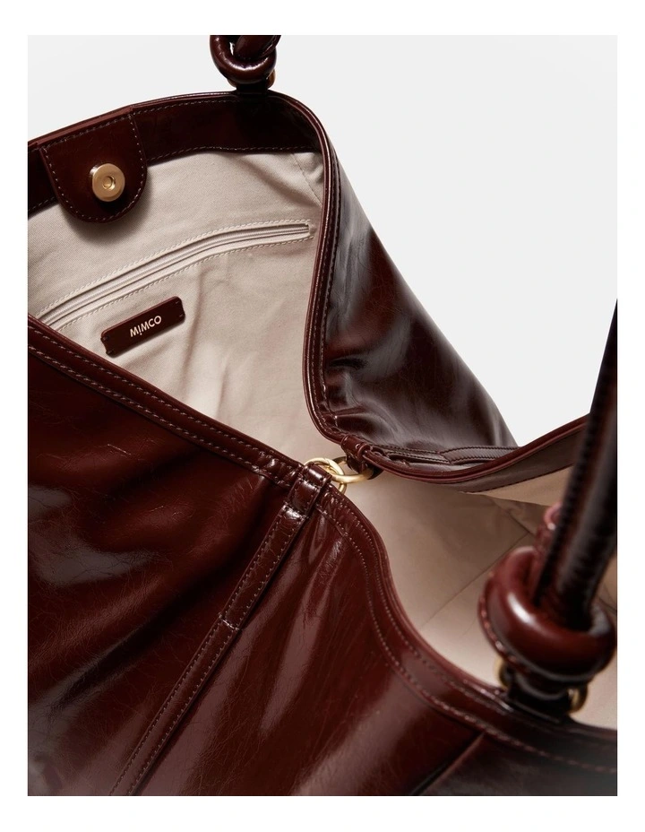 Yasmine Tote Bag in Bitter Chocolate image 6