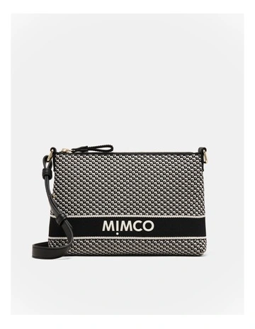 Blondie Crossbody Bag in Black White