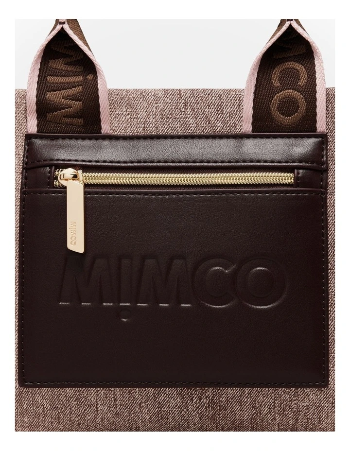 Patch Mini Tote Bag in Bitter Chocolate image 6