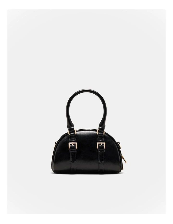 Robin Mini Bowler Crossbody Bag in Black image 5
