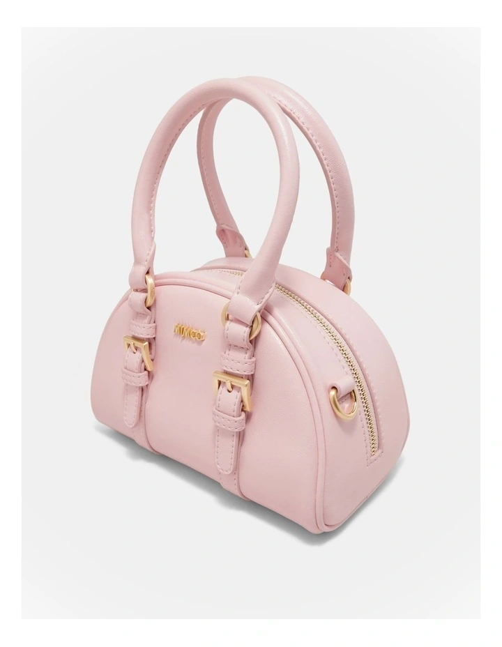 Robin Mini Bowler Crossbody Bag in Pink Dust image 6