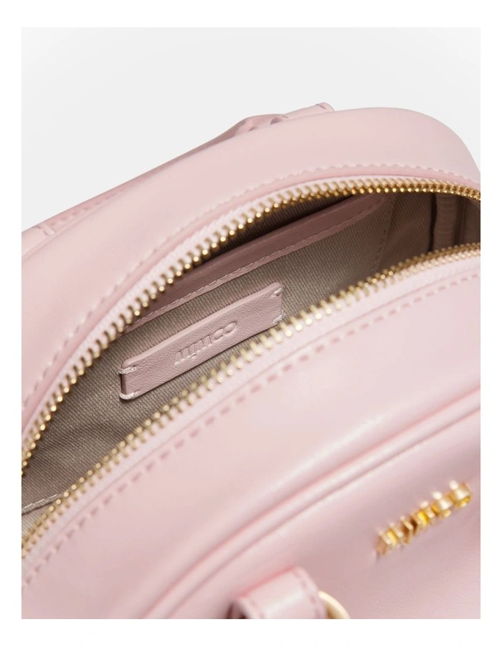 Robin Mini Bowler Crossbody Bag in Pink Dust image 7