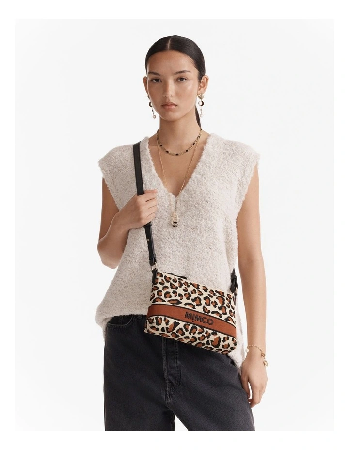 Blondie Crossbody Bag in Leopard image 2