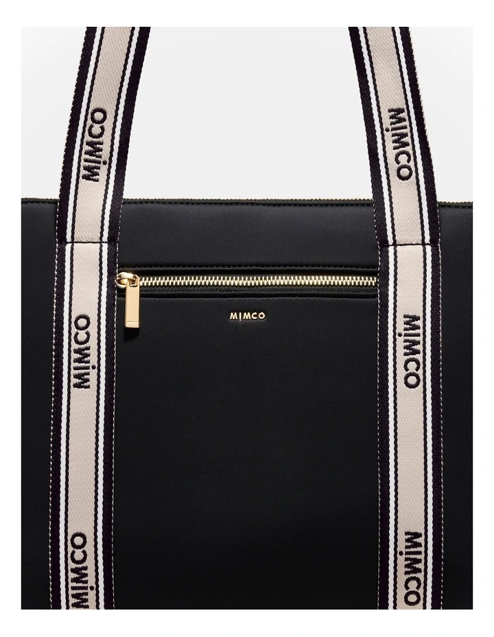 Squad Tote Bag in Black image 6