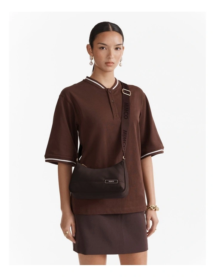 Dionne Crossbody Bag in Mahogany image 2