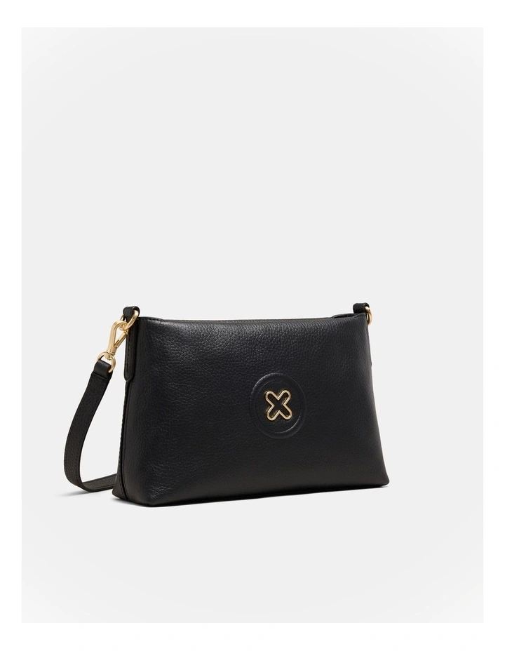 Bay Strap Crossbody Bag in Black image 3