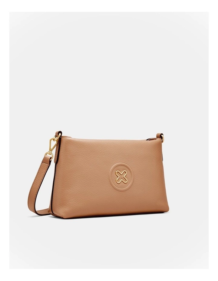 Bay Strap Crossbody Bag in Caramel image 3