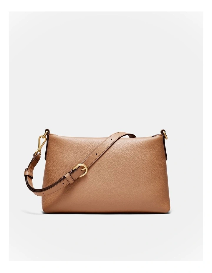 Bay Strap Crossbody Bag in Caramel image 5