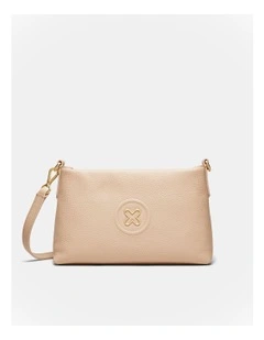 Bay Strap Crossbody Bag in Almond