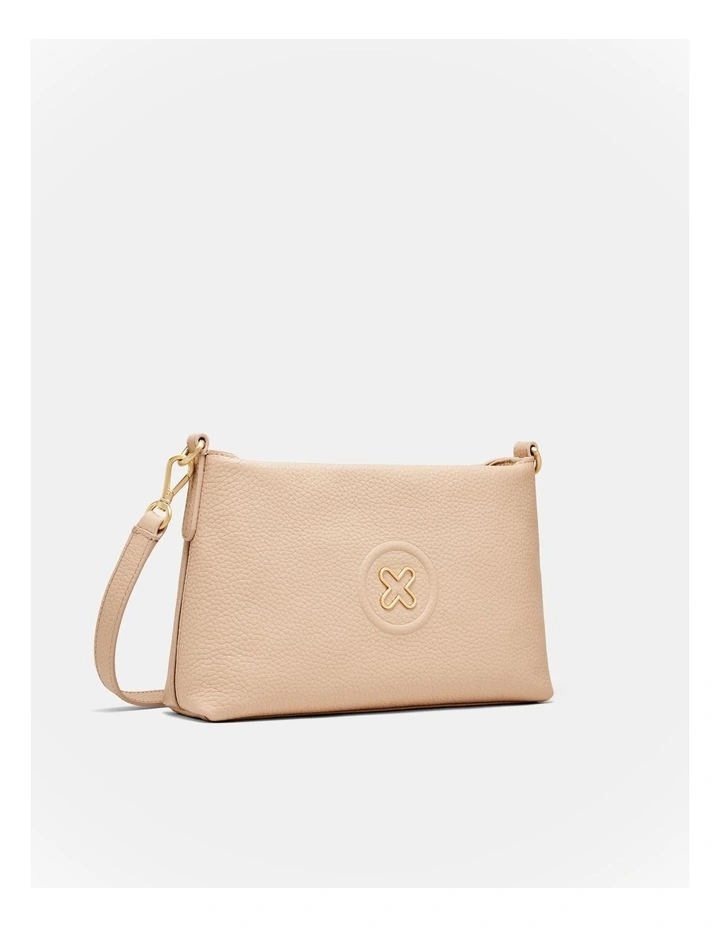 Bay Strap Crossbody Bag in Almond image 3