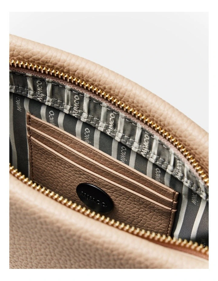 Bay Strap Crossbody Bag in Almond image 7