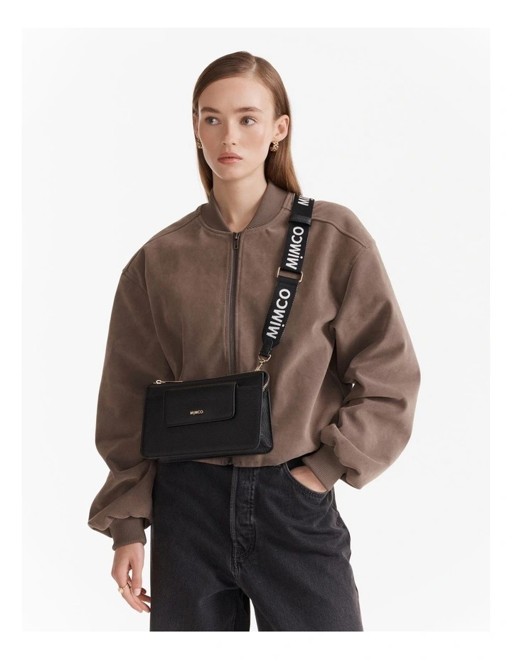 Preston Crossbody Bag in Black image 2