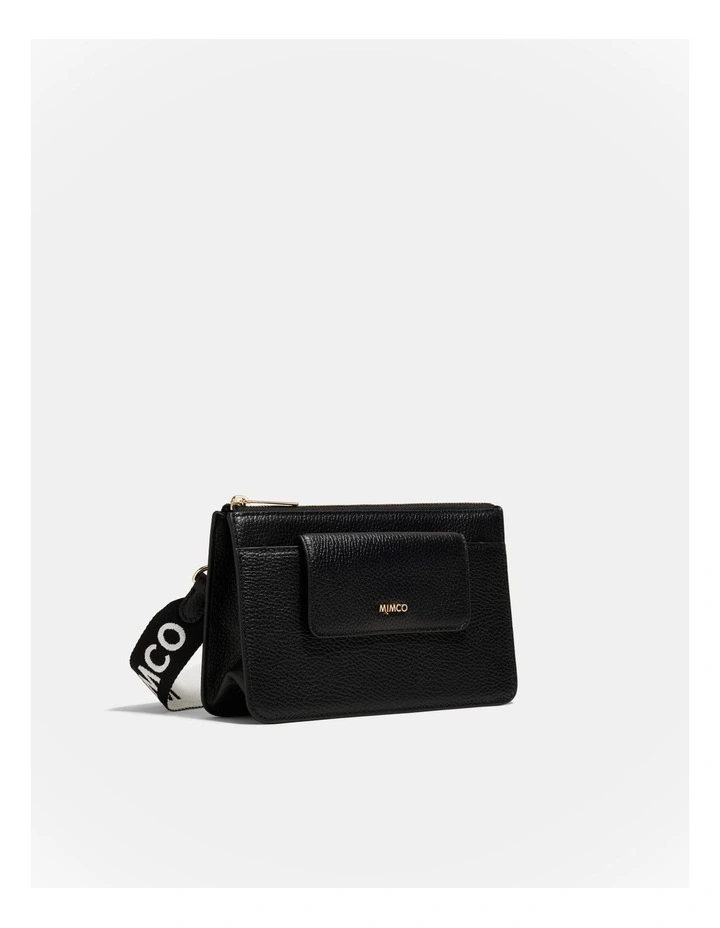 Preston Crossbody Bag in Black image 3
