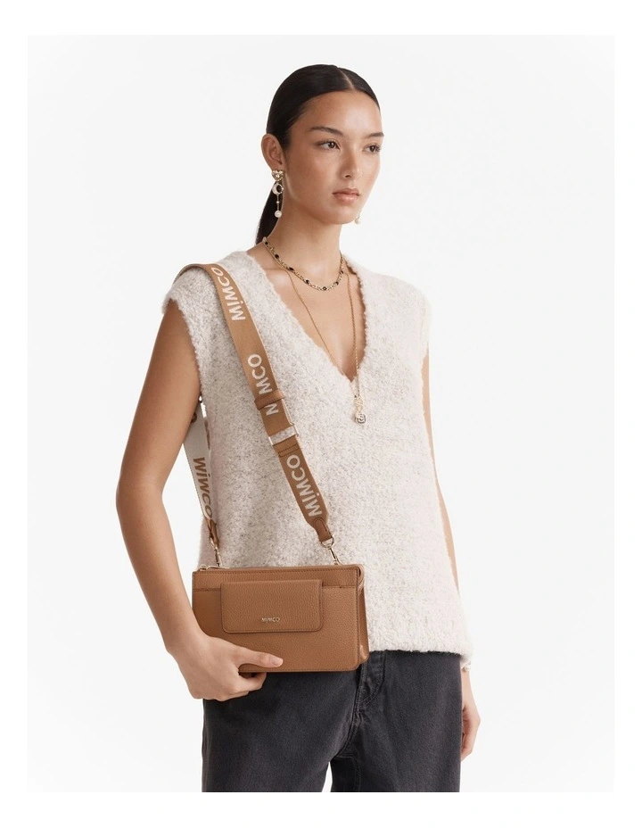 Preston Crossbody Bag in Caramel image 2