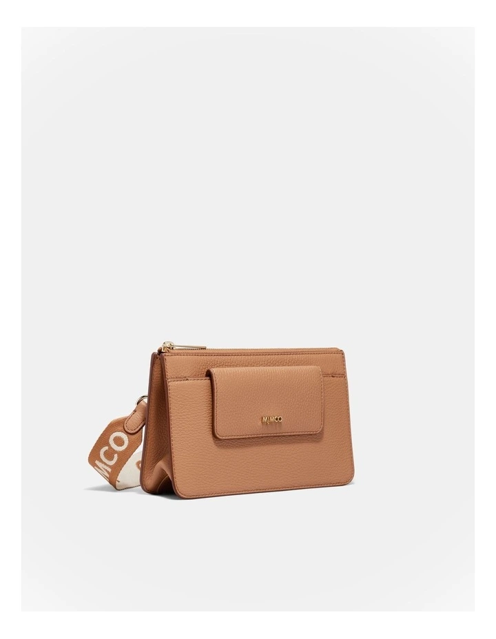 Preston Crossbody Bag in Caramel image 3