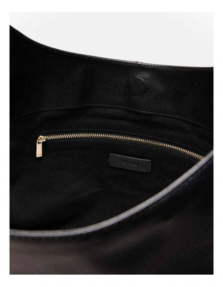 Heirloom Hobo Bag in Black Light Gold image 7