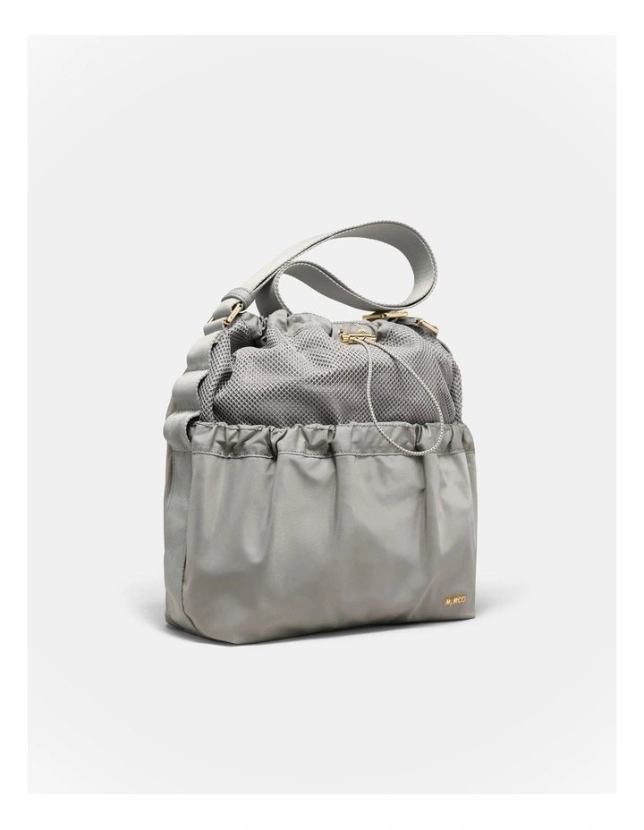Cady Bucket Crossbody Bag in Grey Sky image 3
