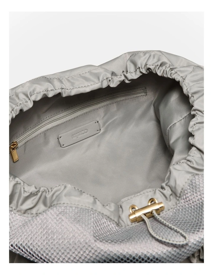 Cady Bucket Crossbody Bag in Grey Sky image 6