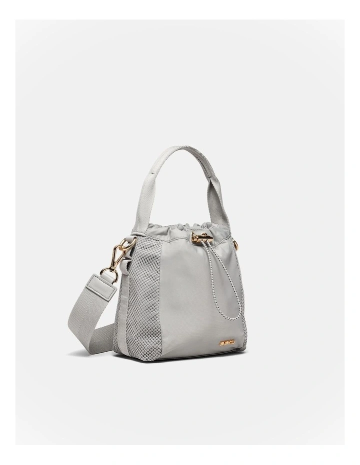 Cady Mini Bucket Crossbody Bag in Grey Sky image 3