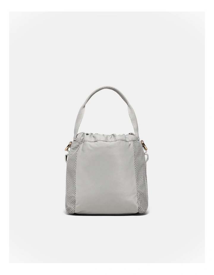Cady Mini Bucket Crossbody Bag in Grey Sky image 5