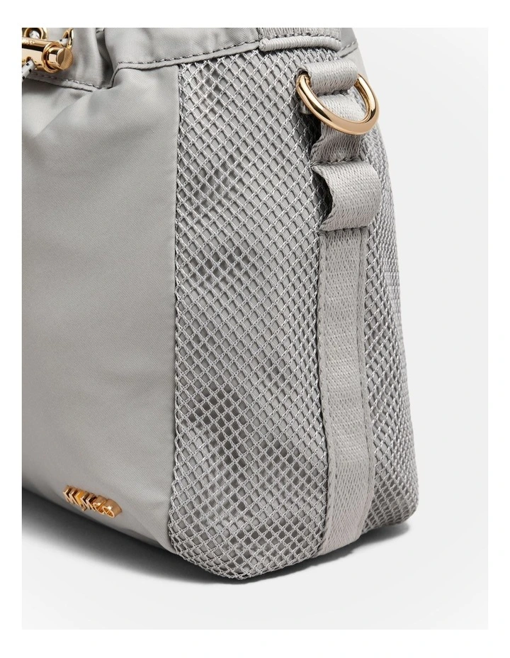 Cady Mini Bucket Crossbody Bag in Grey Sky image 6